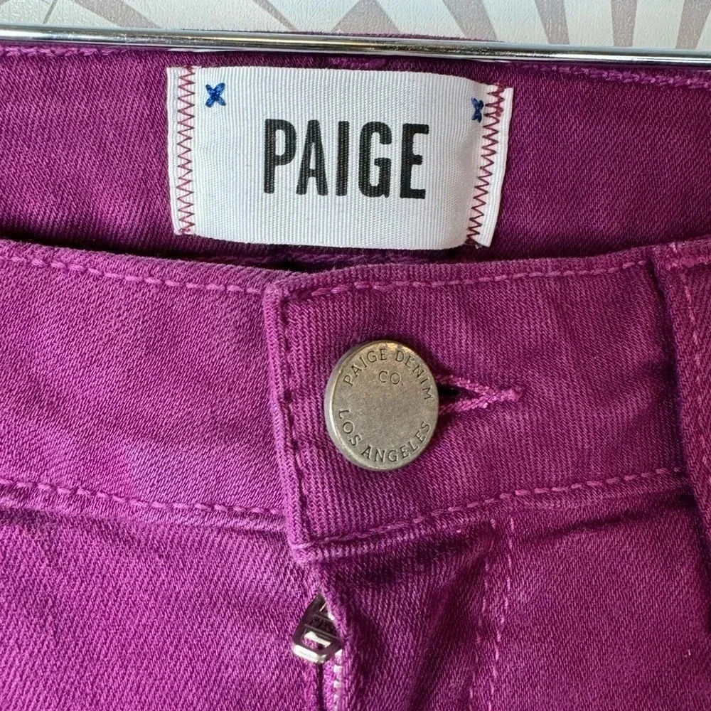 PAIGE‎ Women’s Purple Hoxton Ultra Skinny Jeans Size 29 - Picture 5 of 7